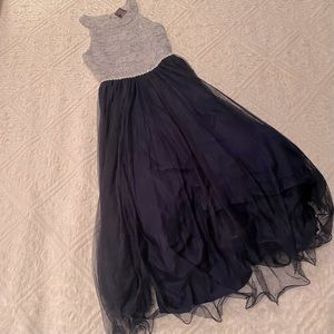 Extraordinary little girls size 12 full-length formal dress